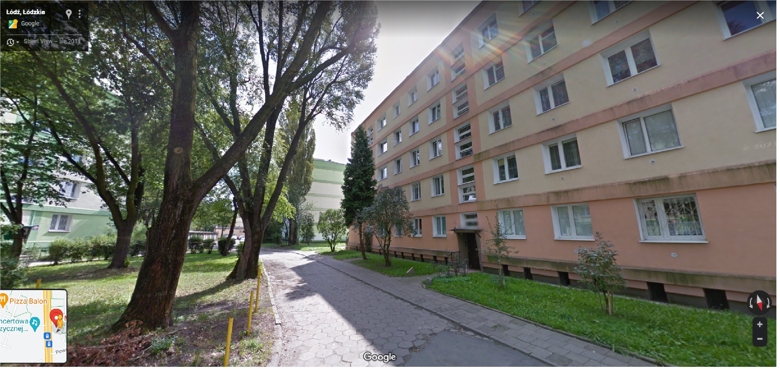 Mieszkanie Łódź ul. Mokra o powierzchni 44 m2