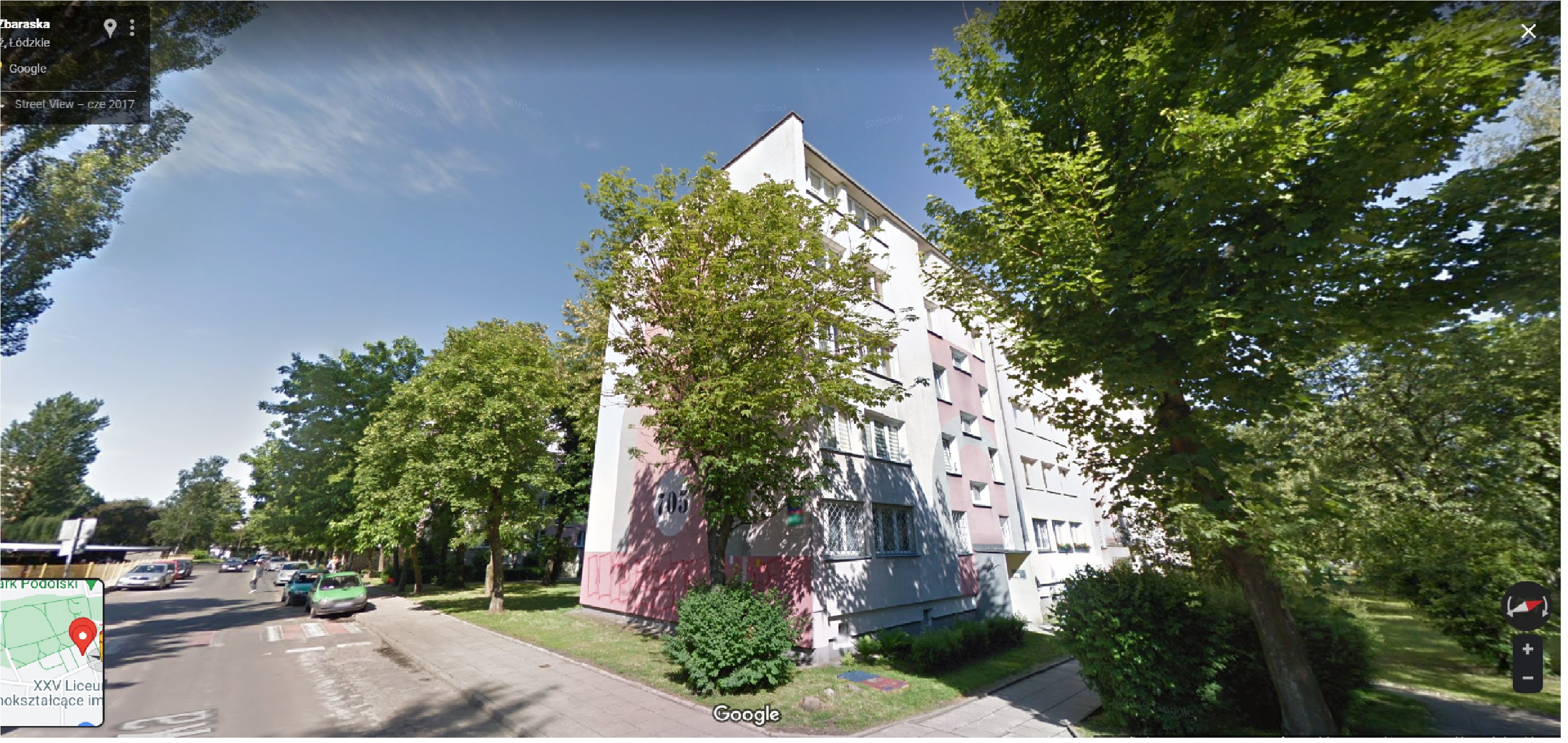 Mieszkanie Łódź ul. Zbaraska o powierzchni 36 m2