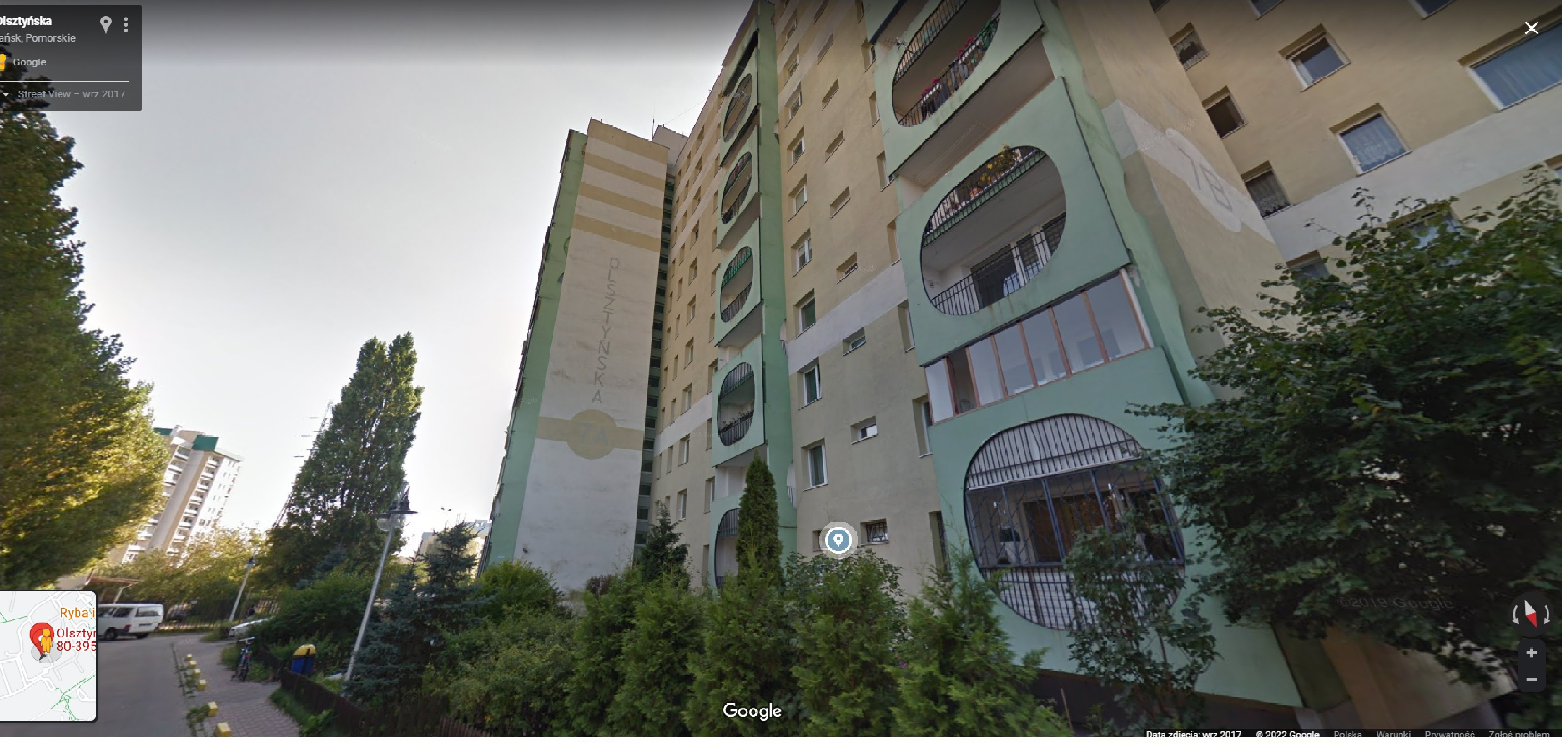 Mieszkanie Gdańsk ul. Olsztyńska o powierzchni 68 m2