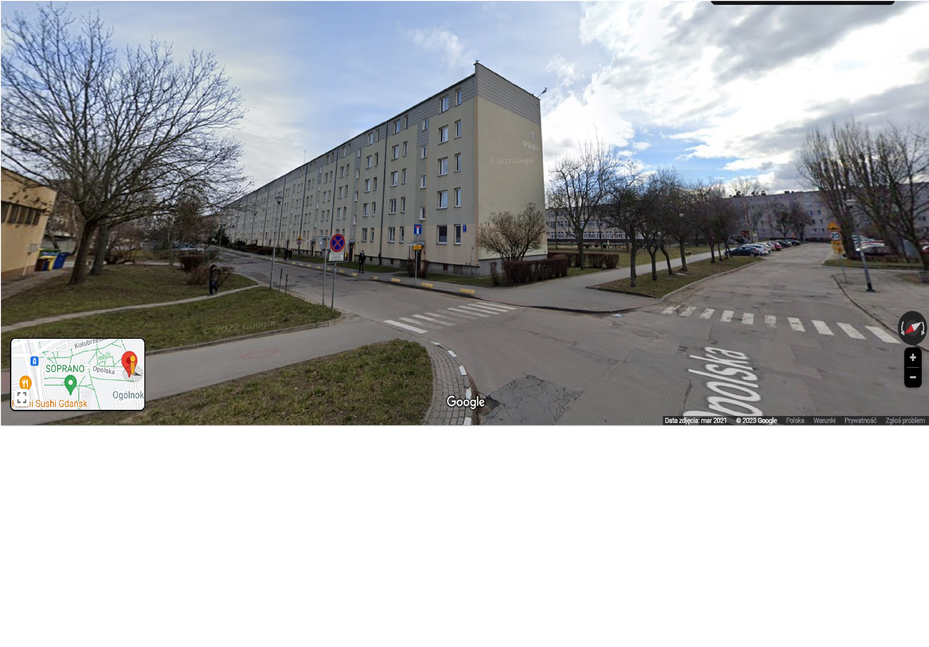 Mieszkanie Gdańsk ul. Opolska o powierzchni 45 m2