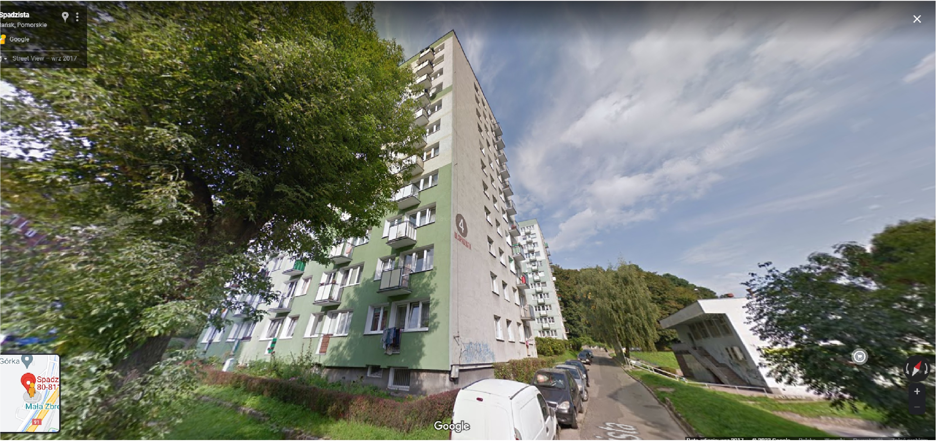 Mieszkanie Gdańsk ul. Spadzista o powierzchni 37 m2