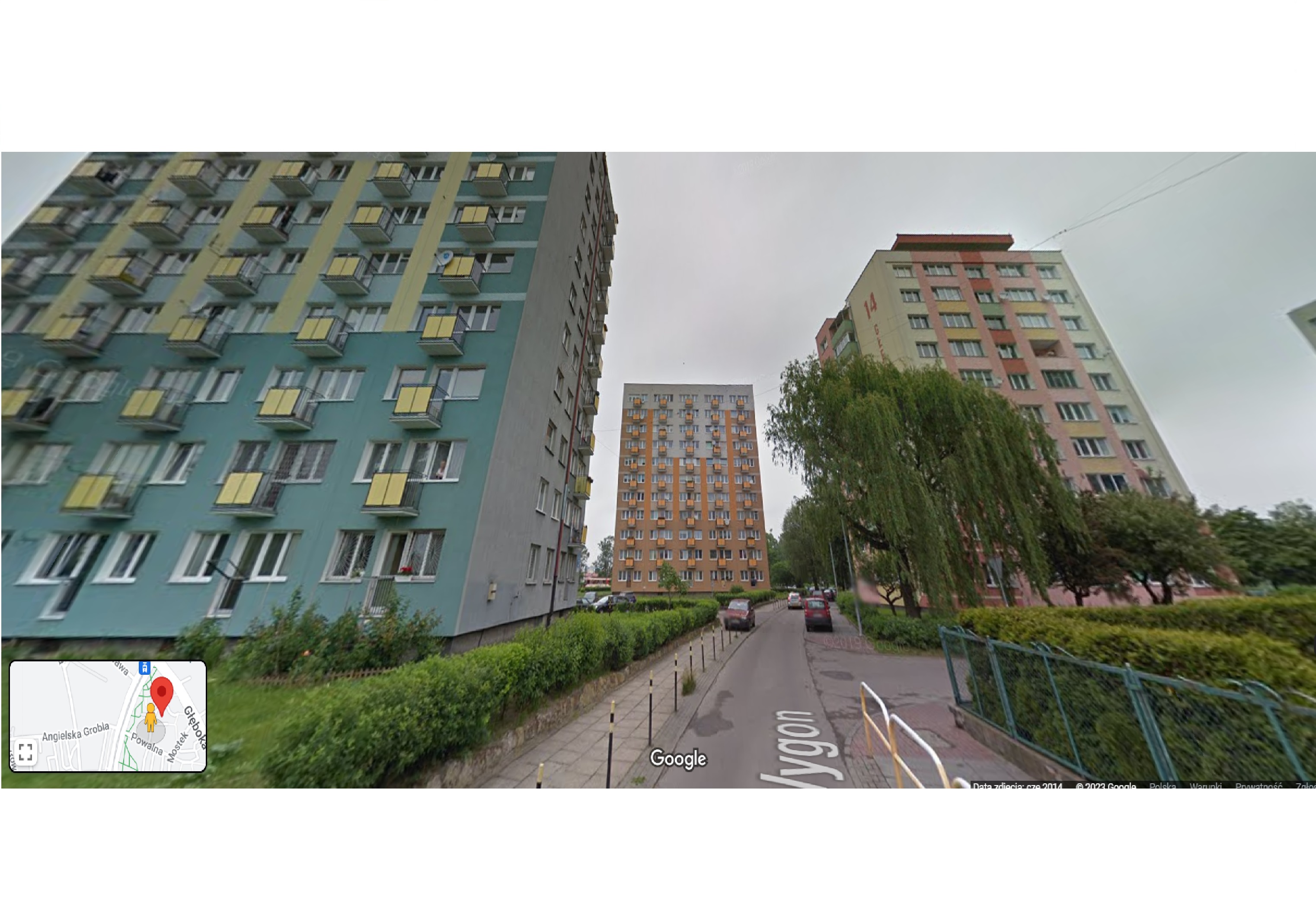 Mieszkanie Gdańsk ul. Głęboka o powierzchni 23m2