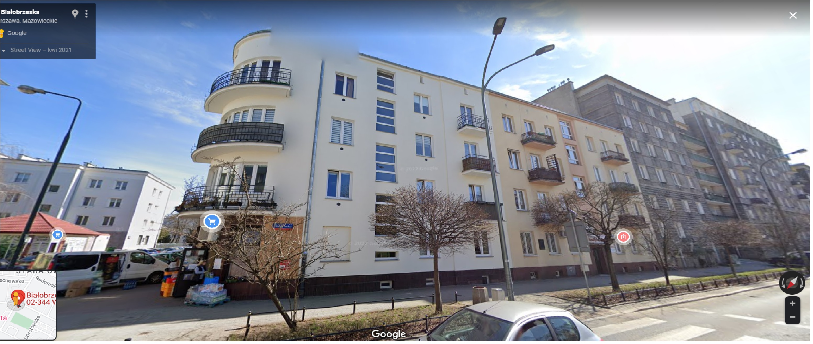 Mieszkanie Warszawa ul. Białobrzeska o powierzchni 53 m2