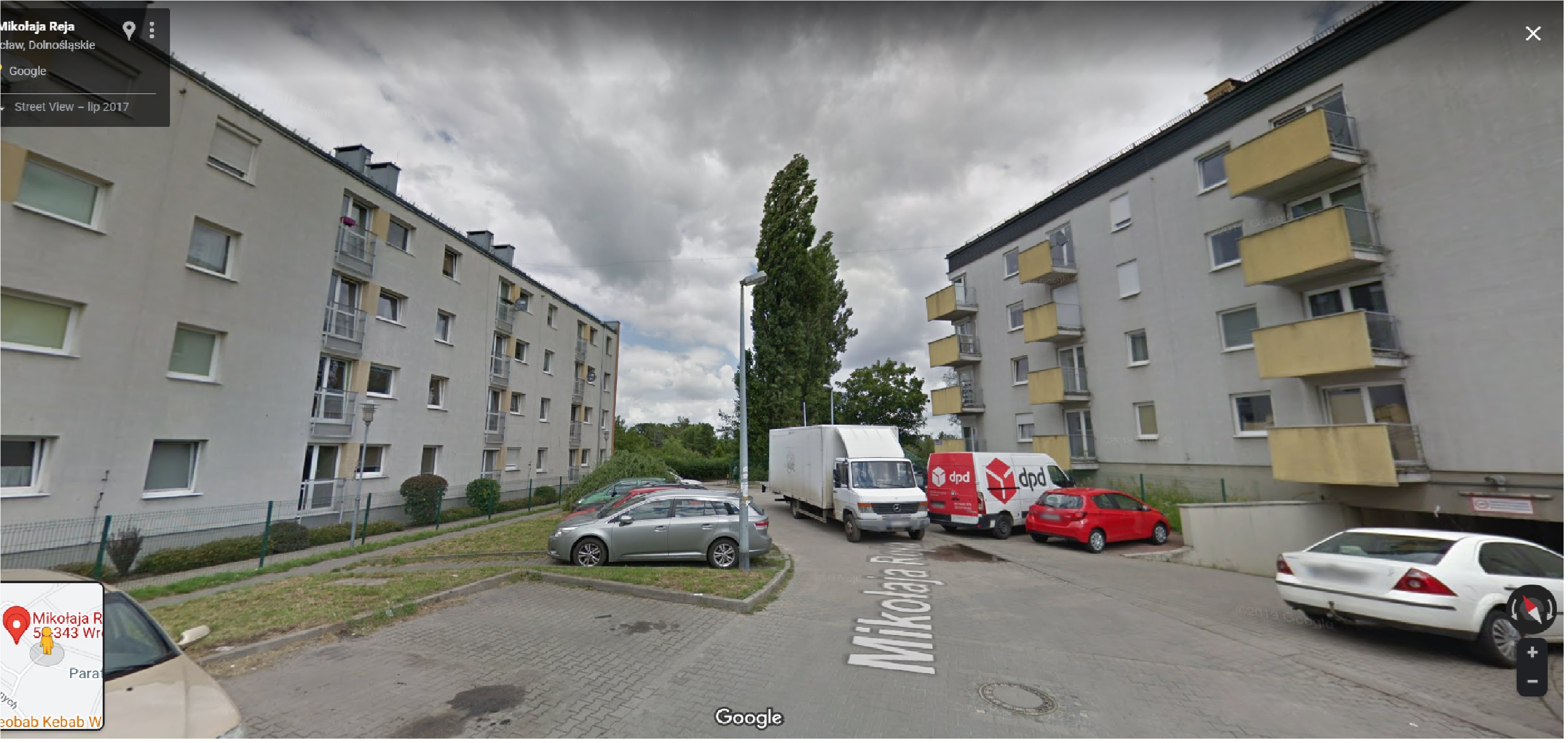 Mieszkanie Wrocław ul. Reja o powierzchni 60 m2